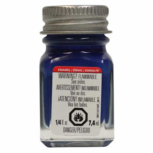 TES1111 Dark Blue Gloss Enamel Paint .25oz Bottle Testors Paints (ONLINE ORDER ONLY)