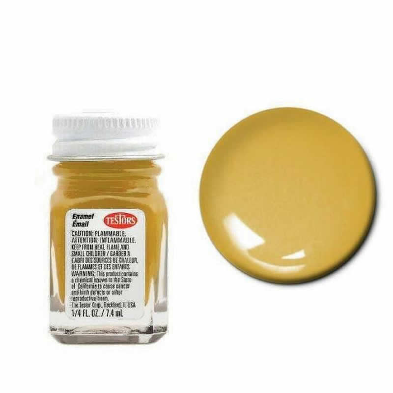 TES1119 Honey Gloss Enamel Paint .25oz Bottle Testors (ONLINE ORDER ONLY)