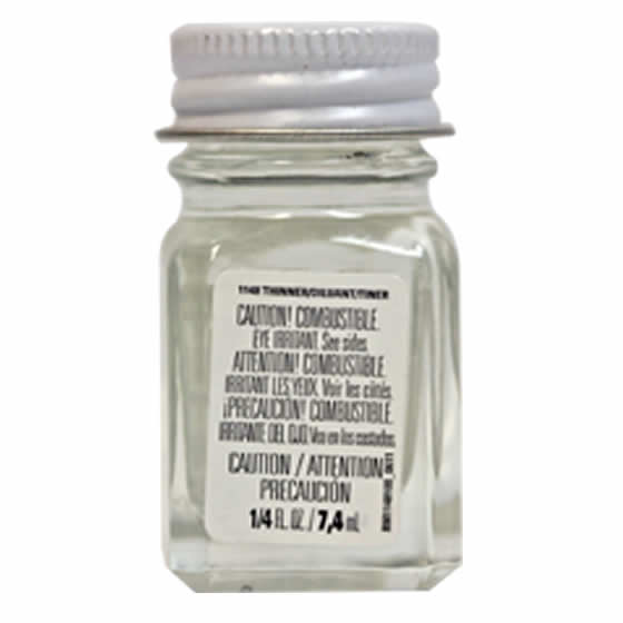 TES1148PT Thinner .25oz Bottle Testors Paints (ONLINE ORDER ONLY)