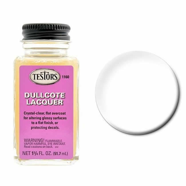 TES1160 Dullcote Top Coat 1.75oz Bottle Testors (ONLINE ORDER ONLY)