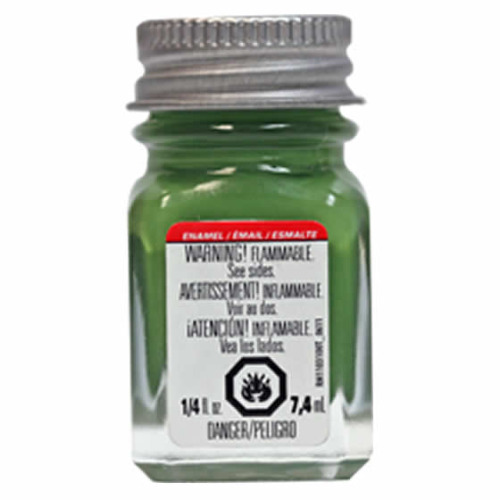 TES1164PT Green Flat Enamel Paint .25oz Bottle Testors Paints (ONLINE ORDER ONLY)