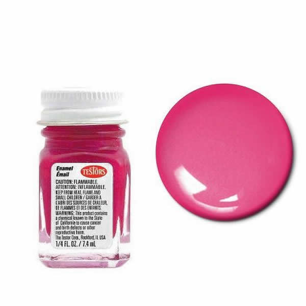 TES1188TT Hot Pink Enamel Paint .25oz Jar Testors (ONLINE ORDER ONLY)