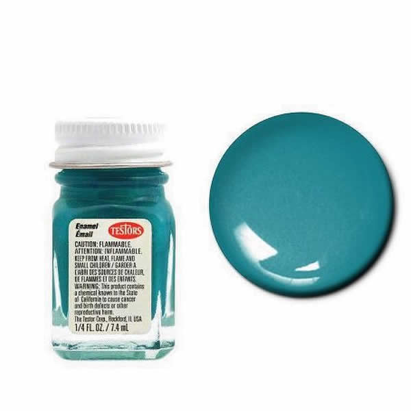 TES1193TT Teal Gloss Enamel Paint .25oz Jar Testors (ONLINE ORDER ONLY)