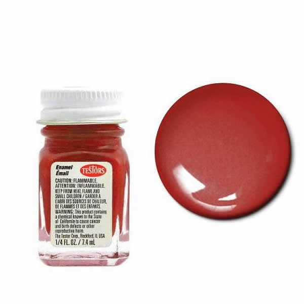 TES1196TT Grapefruit Red Flat Enamel Paint .25oz Jar Testors (ONLINE ORDER ONLY)