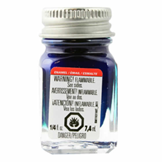 TES1539 Blue Metal Flake Enamel Paint .25oz Bottle Testors Paints (ONLINE ORDER ONLY)