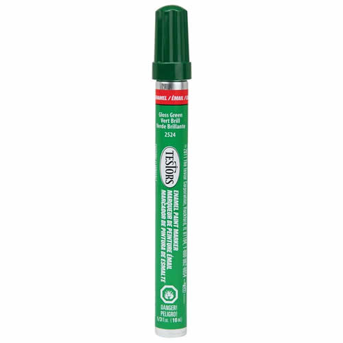 TES2524CPT Green Gloss Enamel Paint Marker Testors (ONLINE ORDER ONLY)