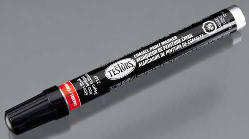 TES2547CPT Gloss Black Paint Marker Testors (ONLINE ORDER ONLY)