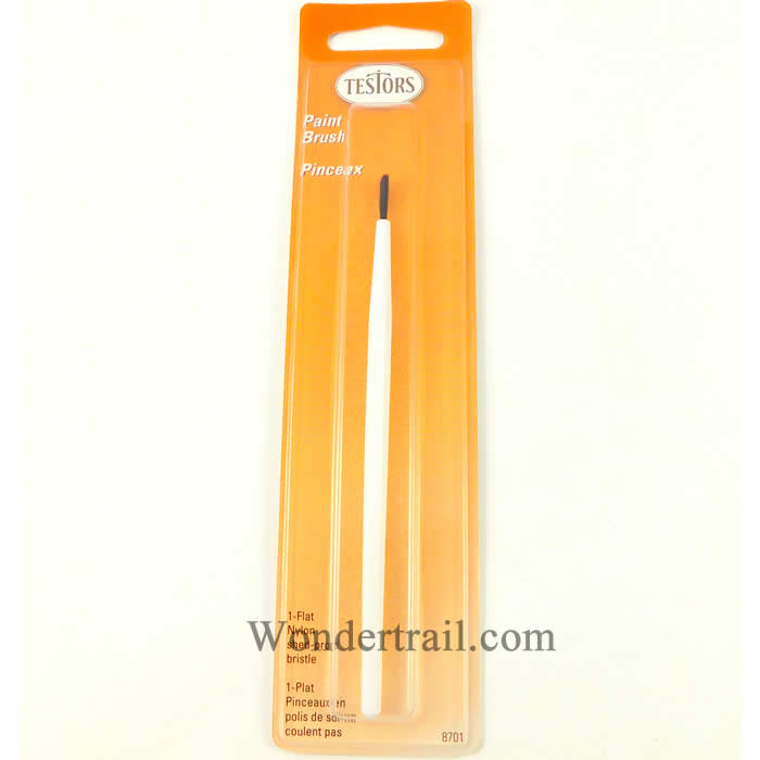TES8701PT Economy Flat Round Paint Brush Testors (ONLINE ORDER ONLY)