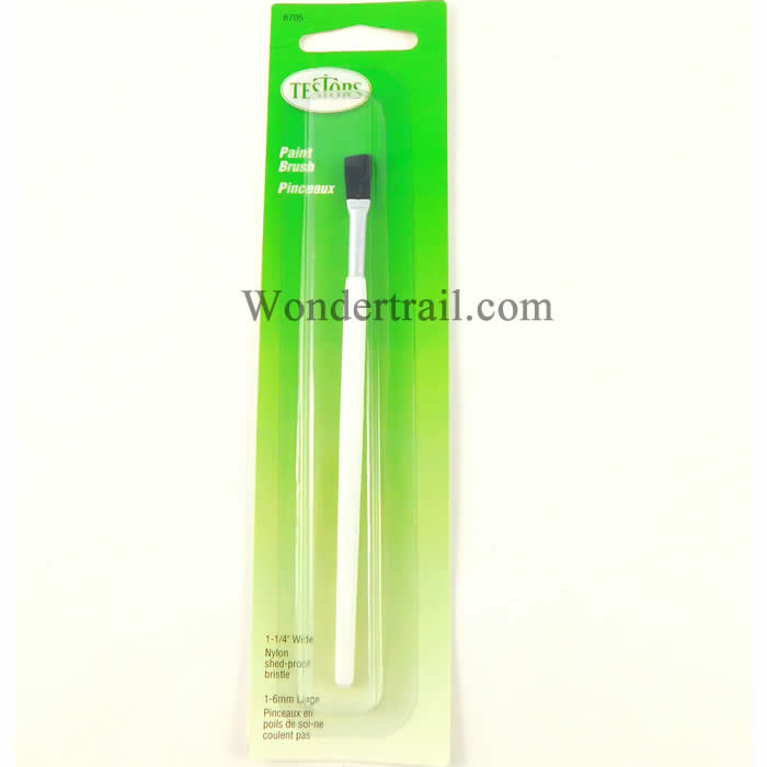 TES8705PT Economy 1/4in Flat Paint Brush by Testors (ONLINE ORDER ONLY)