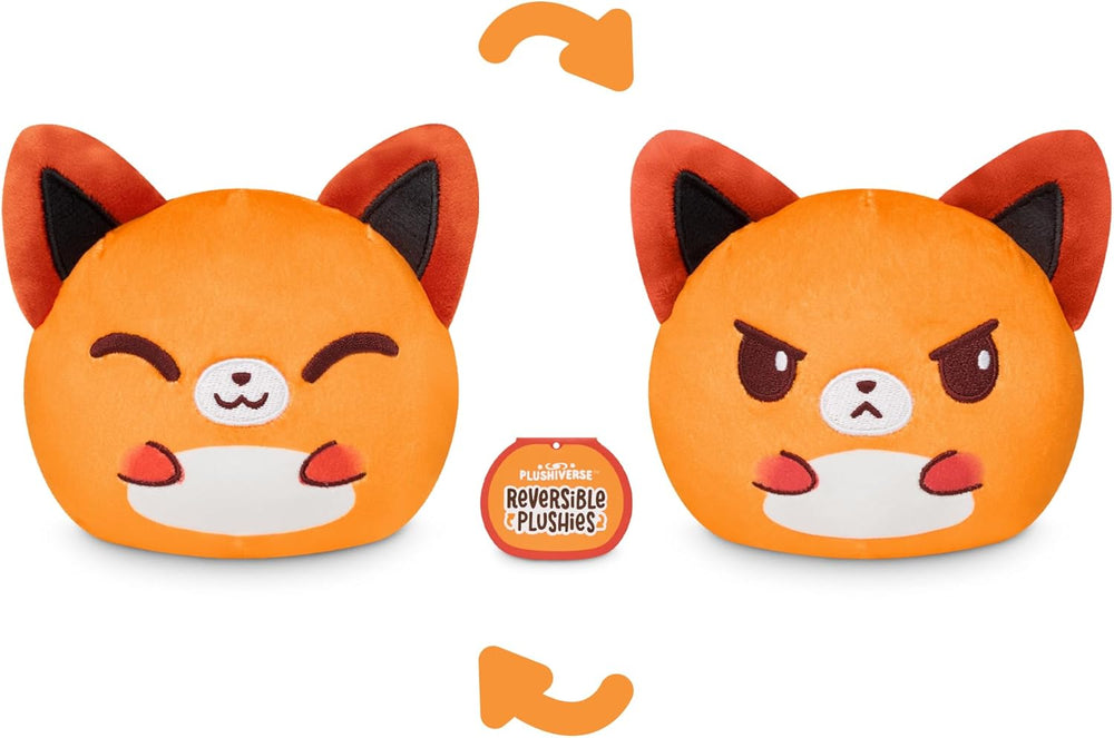 TeeTurtle Reversible Plushie: Kawaii Cuties - Sly Fox - 4" (ONLINE ORDER ONLY)