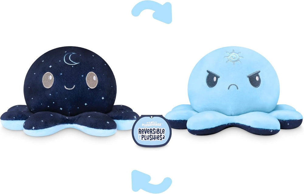 TeeTurtle Reversible Plushie: Kawaii Cuties - Night and Day Octopus - 4" (ONLINE ORDER ONLY)