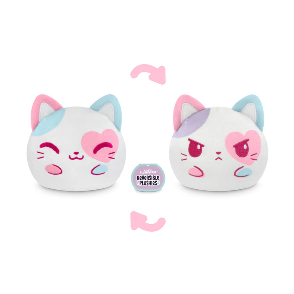 TeeTurtle Reversible Plushie: Cotton Candy Calico (ONLINE ORDER ONLY)