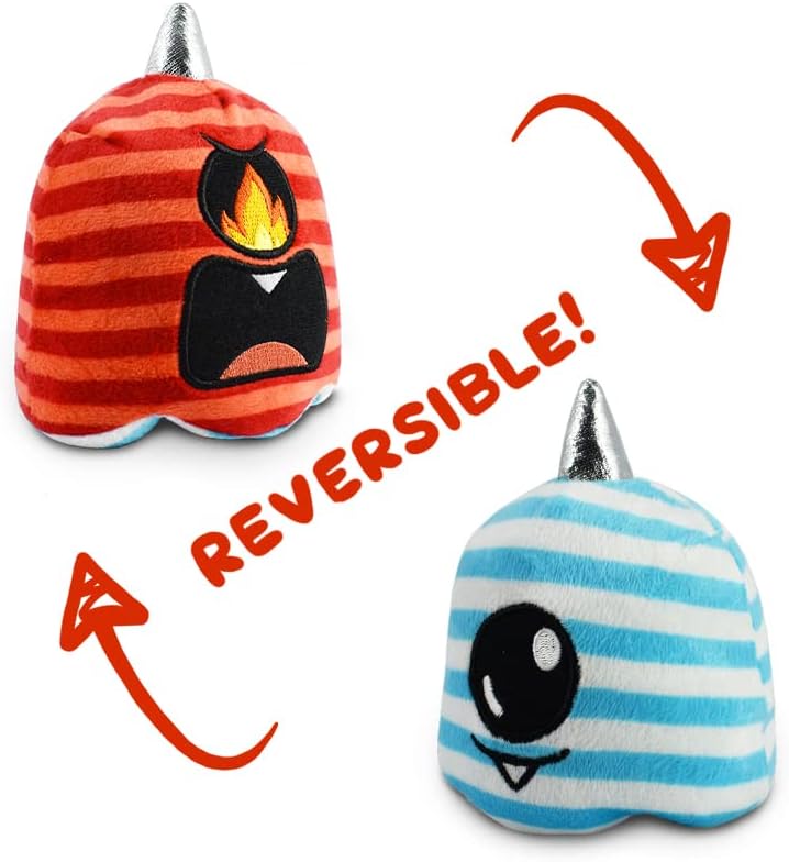 TeeTurtle Reversible Plushie: Cyclops - Blue/Red (ONLINE ORDER ONLY)
