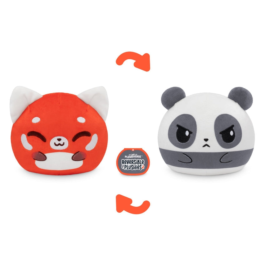TeeTurtle Reversible Plushie: Panda Pals (ONLINE ORDER ONLY)