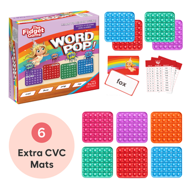 .Word Pop + Extra CVC Mats (Online Order Only)