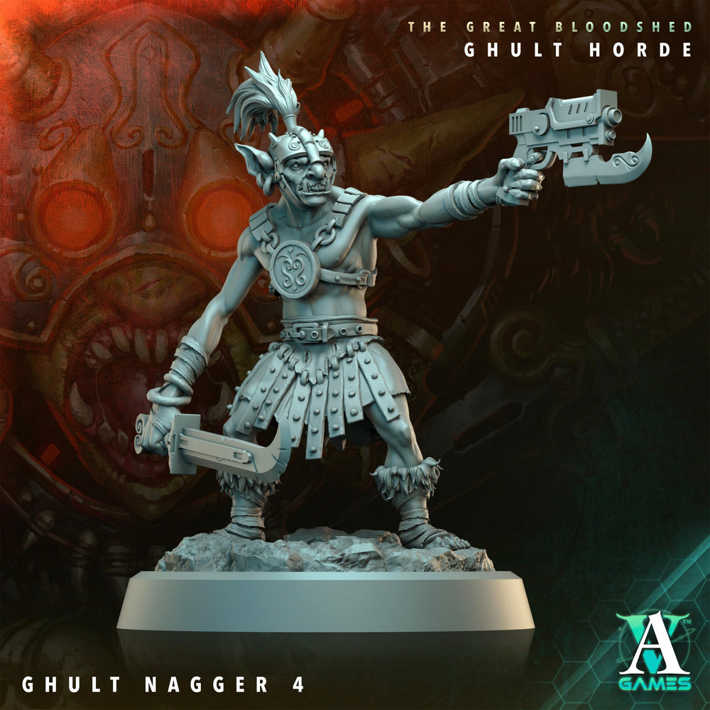 3D Printed Archvillain Games Archvillain Society Vol. XXXIV The Great Bloodshed - Ghult Horde Ghult Nagger 28 32mm D&D (Online Only)