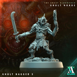 3D Printed Archvillain Games Archvillain Society Vol. XXXIV The Great Bloodshed - Ghult Horde Ghult Nagger 28 32mm D&D (Online Only)