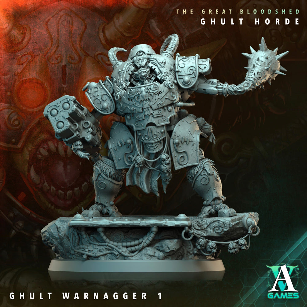 3D Printed Archvillain Games Archvillain Society Vol. XXXIV The Great Bloodshed - Ghult Horde Ghult Warnagger 28 32mm D&D (Online Only)
