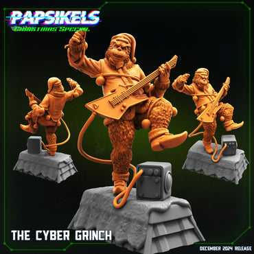 3D Printed Papsikels The Cyber Grinch 28mm 32mm (Online Only)