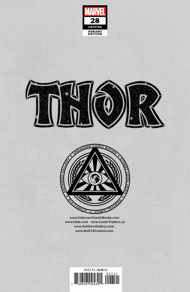 Thor #28 Unknown Comics Ivan Tao Exclusive Virgin Var (10/19/2022) (ONLINE ORDER ONLY)