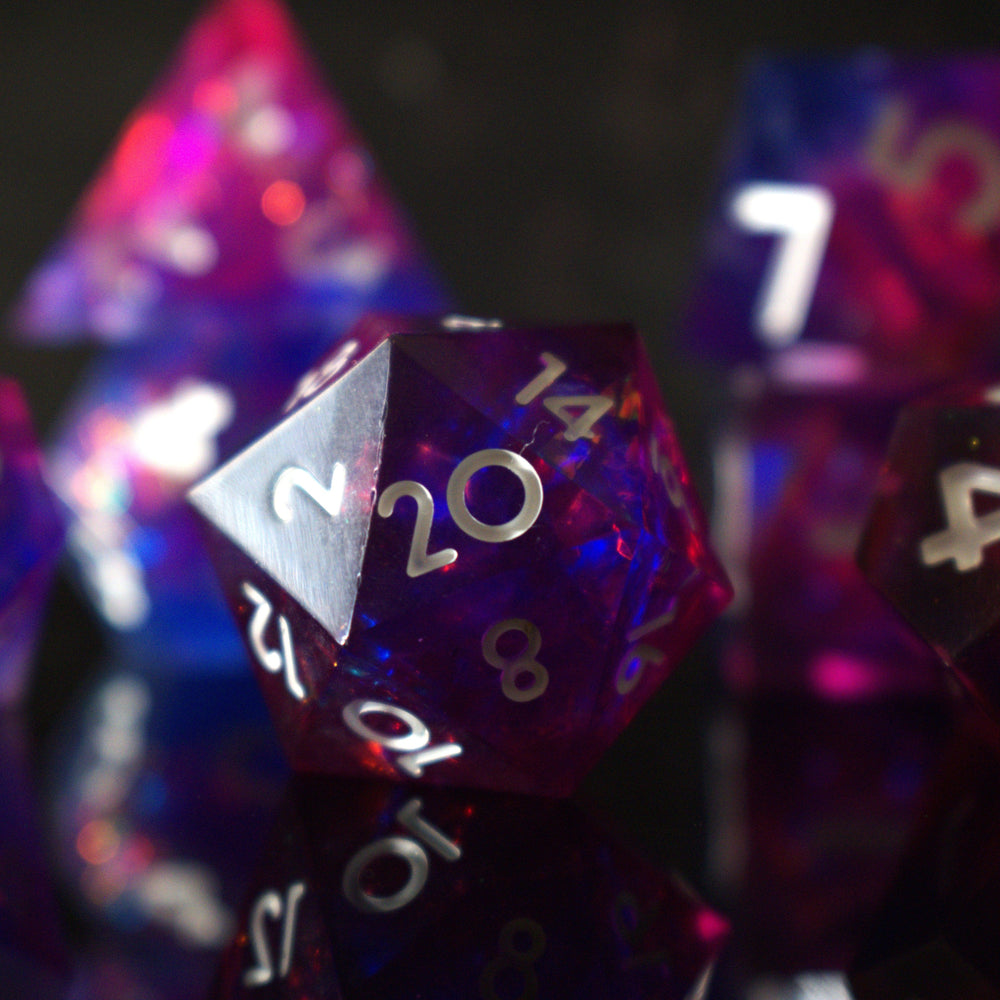 Thunderwave Sharp-Edged Resin Dice Set (ONLINE ORDER ONLY)