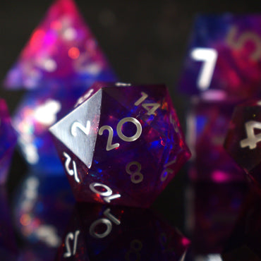 Thunderwave Sharp-Edged Resin Dice Set (ONLINE ORDER ONLY)