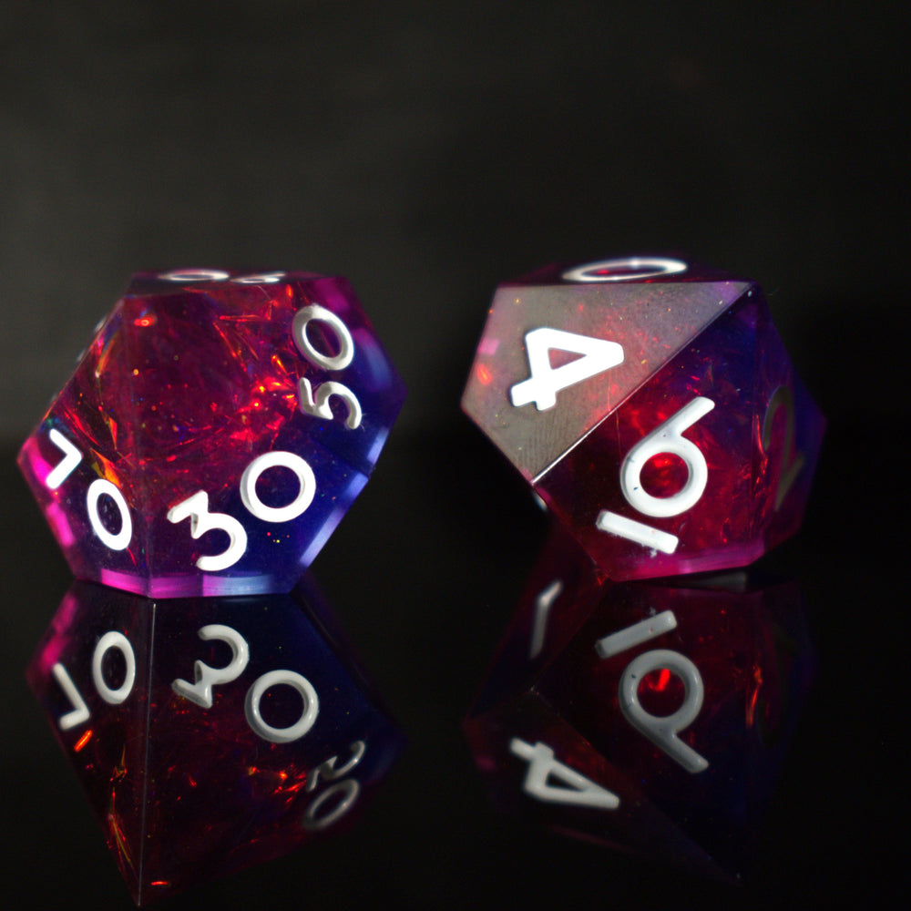 Thunderwave Sharp-Edged Resin Dice Set (ONLINE ORDER ONLY)