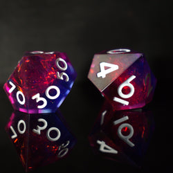 Thunderwave Sharp-Edged Resin Dice Set (ONLINE ORDER ONLY)