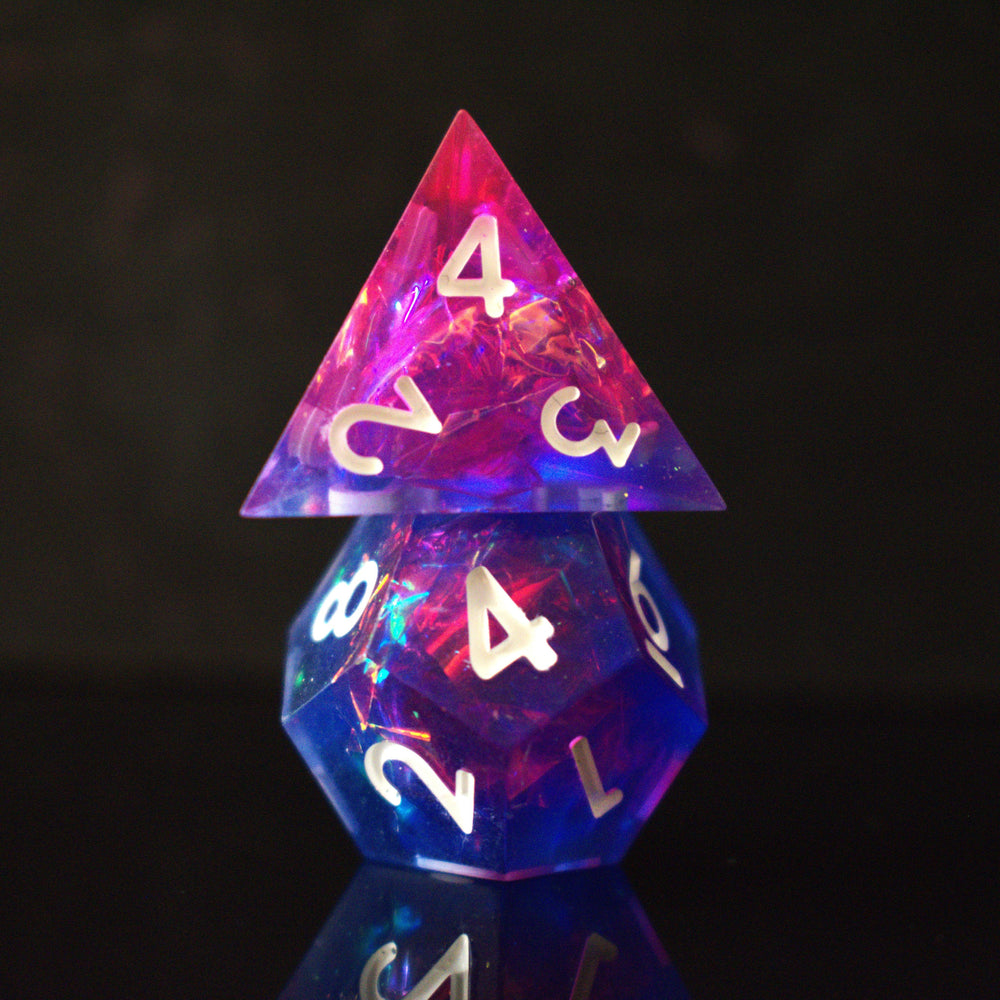 Thunderwave Sharp-Edged Resin Dice Set (ONLINE ORDER ONLY)