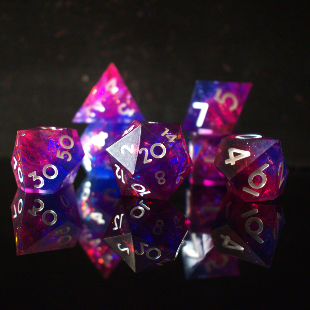 Thunderwave Sharp-Edged Resin Dice Set (ONLINE ORDER ONLY)