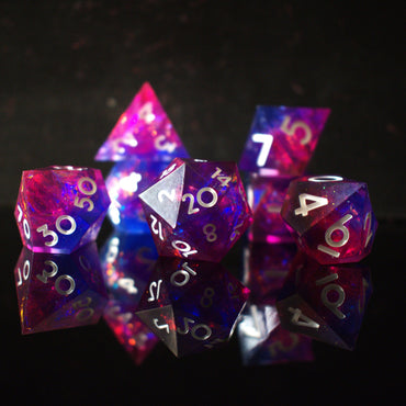 Thunderwave Sharp-Edged Resin Dice Set (ONLINE ORDER ONLY)