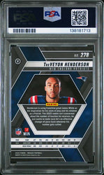 Graded 2025 Panini Mosaic TreVeyon Henderson #278 Variation Rookie RC Football Card PSA 10 Gem Mint (ONLINE ORDER ONLY)