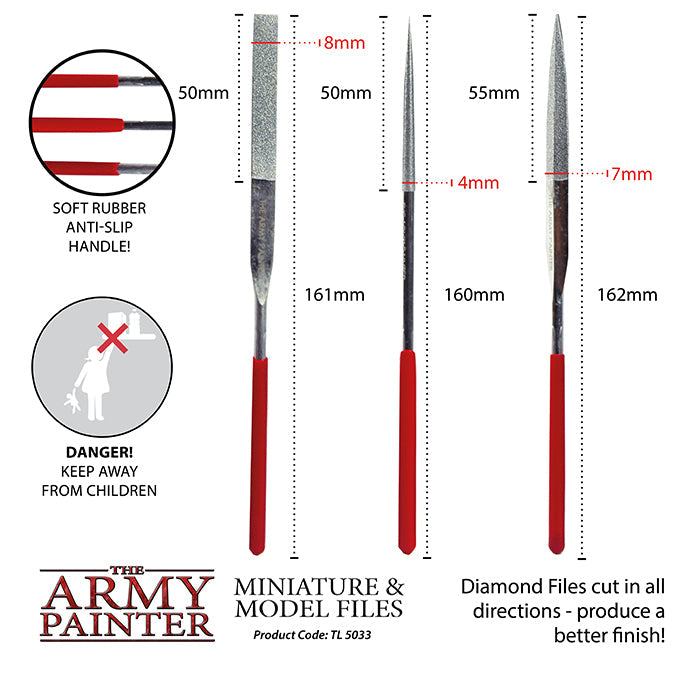 Army Painter Tools: Miniature and Model Files (ONLINE ORDER ONLY)