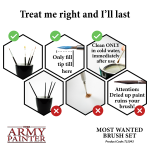 The Army Painter Hobby Starter: Wargamers Most Wanted Brush Set (ONLINE ORDER ONLY)