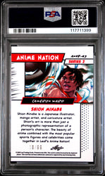 Graded 2024 Leaf Cam Ward #AN2B43 Anime Nation Series 2 /99 Football Card PSA 10 Gem Mint (ONLINE ORDER ONLY)