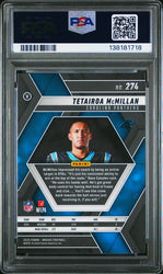 Graded 2025 Panini Mosaic Tetairoa McMillan #274 Variation Rookie RC Football Card PSA 10 Gem Mint (ONLINE ORDER ONLY)