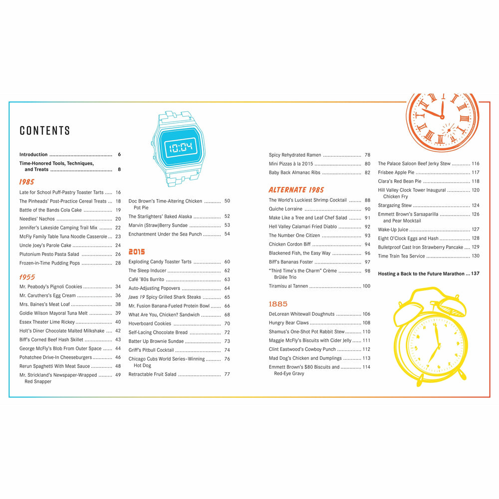 Back to the Future: The Official Hill Valley Cookbook hardcover book by Allison Robicelli (ONLINE ORDER ONLY)