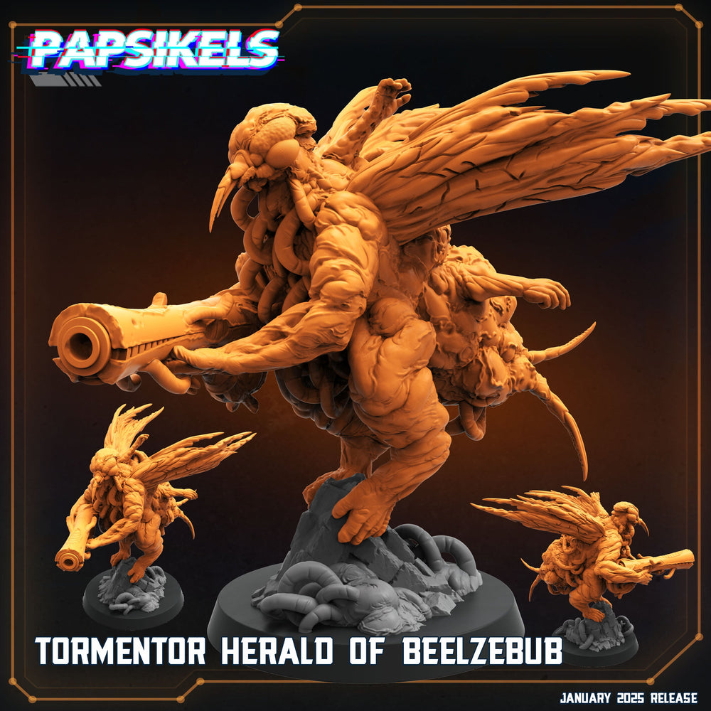 3D Printed Papsikels Tormentor Herald Of Beelzebub 28mm 32mm (Online Only)
