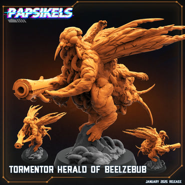 3D Printed Papsikels Tormentor Herald Of Beelzebub 28mm 32mm (Online Only)