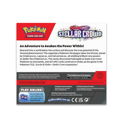 Pokemon Trading Card Game: Scarlet & Violet - Stellar Crown Booster Display Box (36 Packs) (ONLINE ORDER ONLY)