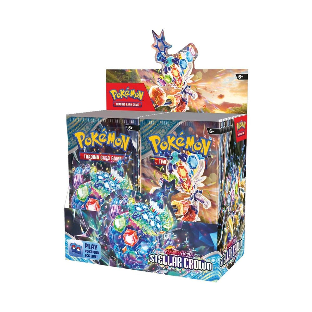 Pokemon Trading Card Game: Scarlet & Violet - Stellar Crown Booster Display Box (36 Packs) (ONLINE ORDER ONLY)