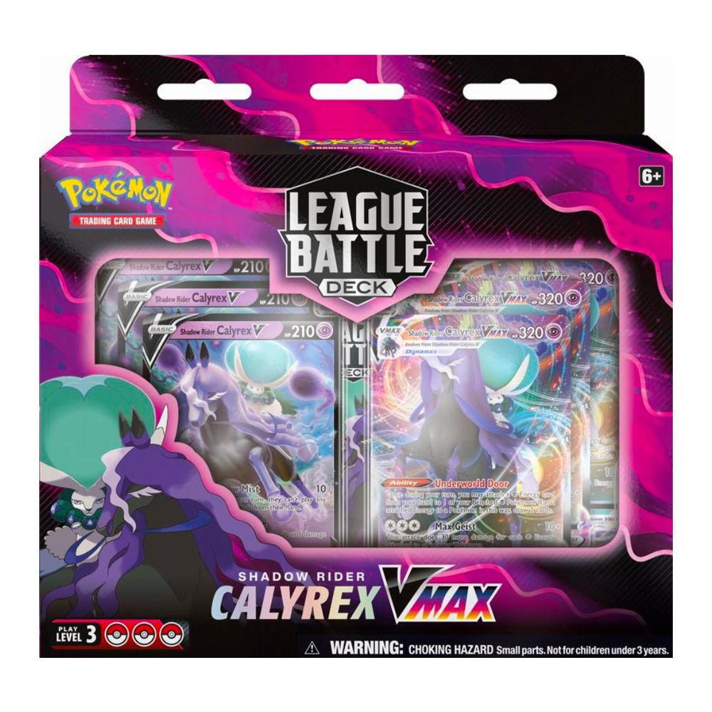Pokemon Trading Card Game: League Battle Deck - Shadow Rider Calyrex VMAX (ONLINE ORDER ONLY)