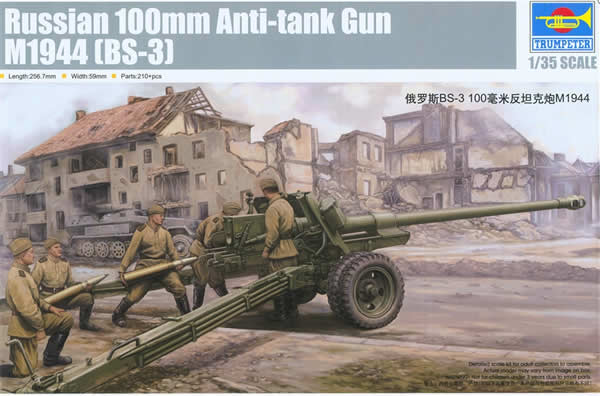 TRP02331 Russian 100MM Anti-Tank Gun M1944 (BS-3) 1/35 Scale (ONLINE ORDER ONLY)