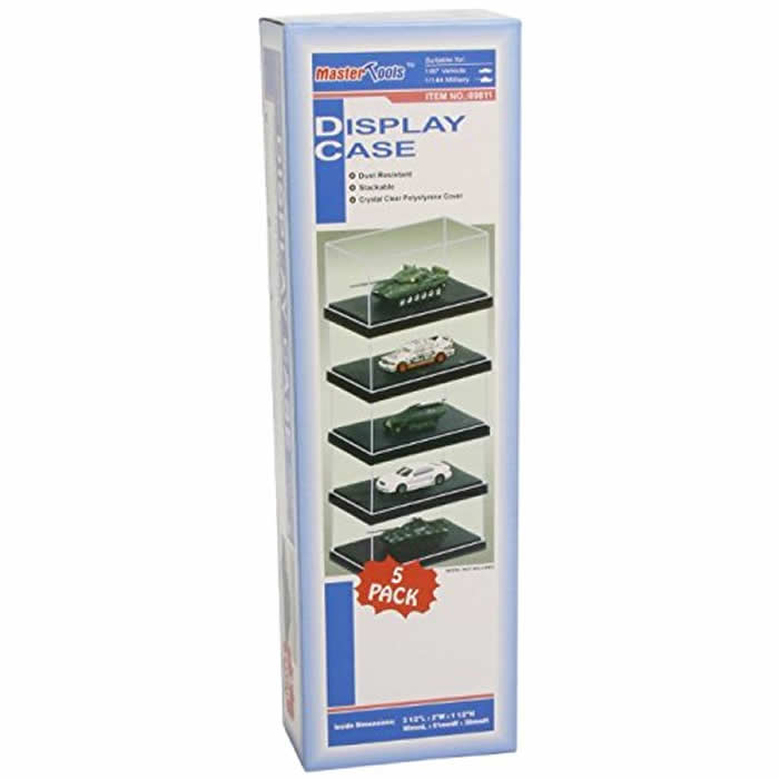 TRP9811 Display Case 5pk 1/87 Scale Vehicles 3.5L x 2W x 1.5H (inches) Trumpeter (ONLINE ORDER ONLY)