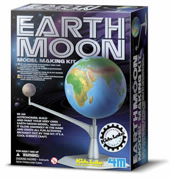 TSM3436 Earth And Moon Model Kit by Toysmith (ONLINE ORDER ONLY)