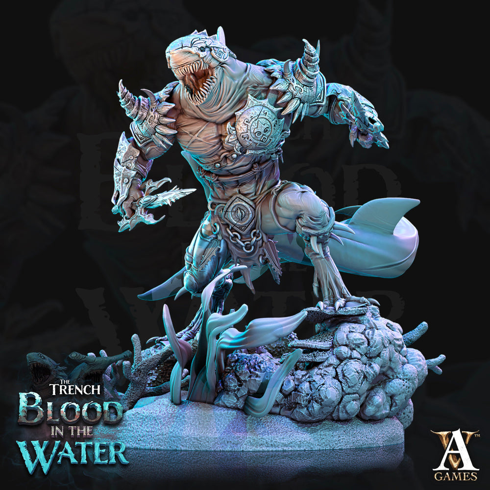 3D Printed Archvillain Games Karkhari The Trench Blood In the Water 28 32mm D&D (Online Only)
