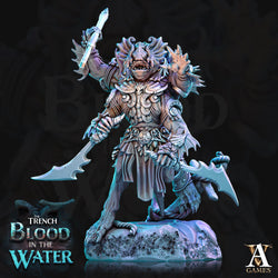 3D Printed Archvillain Games Shakarkha Tidebringers The Trench Blood In the Water 28 32mm D&D (Online Only)