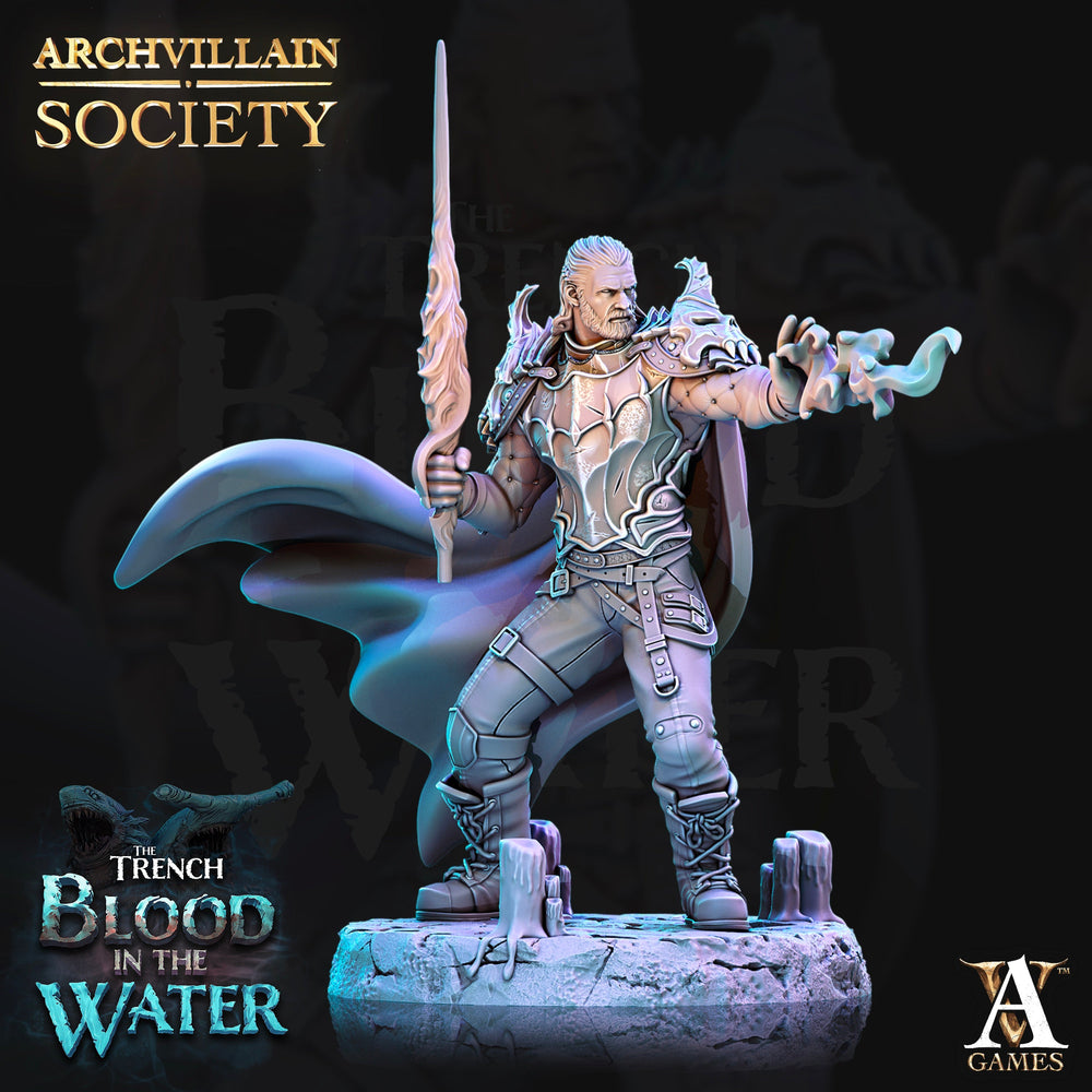 3D Printed Archvillain Games Archvillain Society Vol. VIIΙ Vale Stormwind 28 32mm D&D (Online Only)