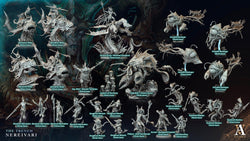 3D Printed Archvillain Games Voshivari Maiden The Trench Nereivari Archvillain Society Vol XXXV 28 32mm D&D (Online Only)