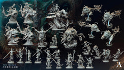 3D Printed Archvillain Games Zerean Eirrid Nereivari Deeplord The Trench Nereivari Archvillain Society Vol XXXV 28 32mm D&D (Online Only)